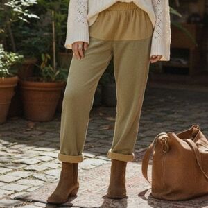 Free People FP Beach Slouchy Contrast Joggers Size Medium